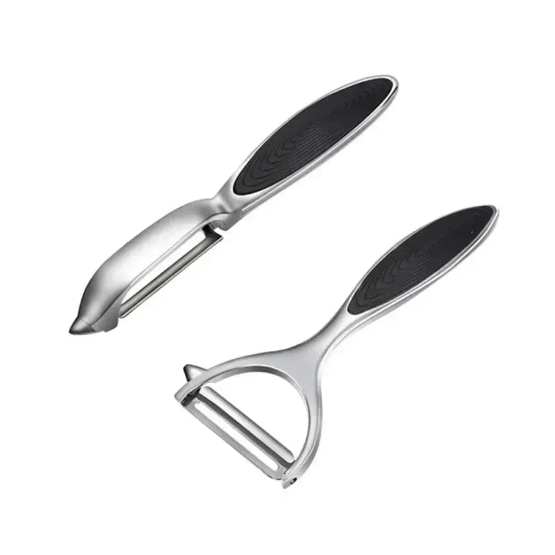 Premium Stainless Steel Vegetable & Fruit Peeler Set – Y-Shaped & I-Shaped, Ergonomic Non-Slip Handle, Eco-Friendly