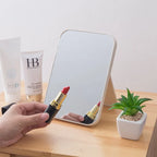 Elegant Portable Folding Cosmetic Mirror for Stylish Bedroom Decor