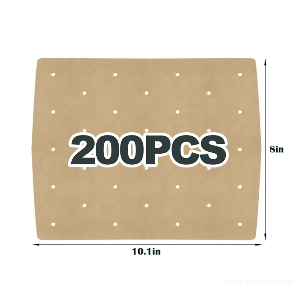 Eco-Friendly Air Fryer & Steamer Paper – Non-Stick Cooking Liner