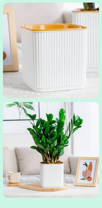Self-Watering Nordic Style Square Flower Pot