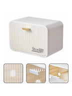 Wall-Mounted Transparent Waterproof Tissue Box Toilet & Bathroom Roll Paper Organizer
