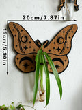 Wooden Butterfly Wall-Mounted Hydroponic Planter