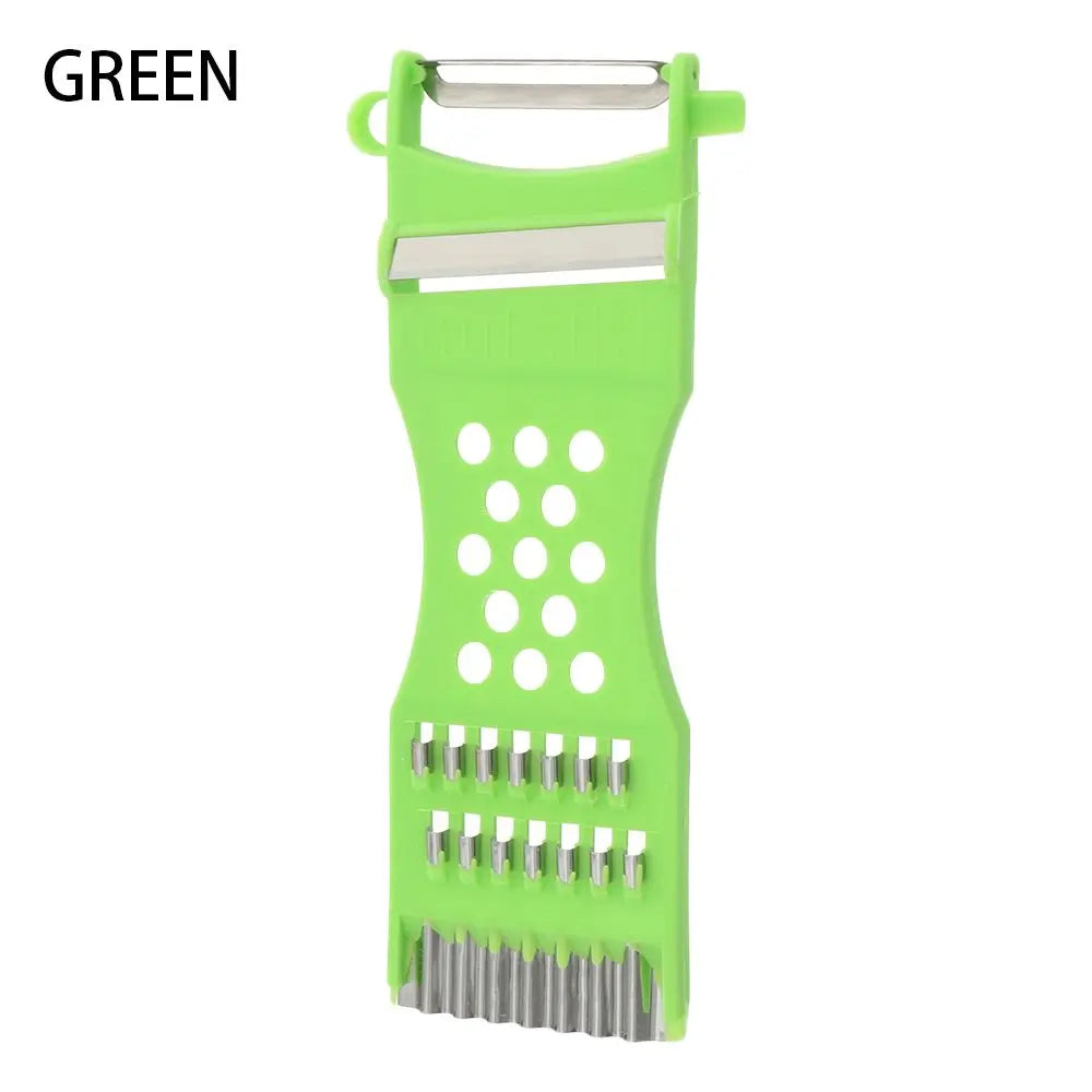 Stainless Steel Vegetable & Fruit Grater & Peeler – Eco-Friendly, Durable, Random Colour
