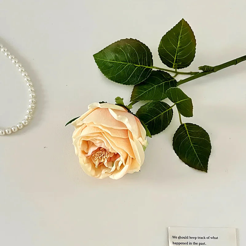45cm Artificial Silk Rose Flower Indoor Home Decor for Events