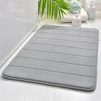 Memory Cotton Bathroom Mat 50x80cm Anti-Slip Absorbent Quick-Dry Soft Toilet Rug