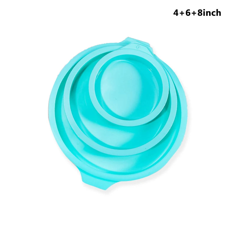Eco-Friendly Silicone Round Cake Mold – Heat Resistant & Durable