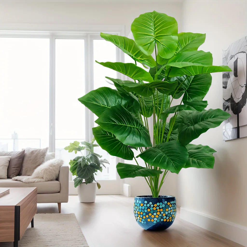 100cm Lifelike Artificial Palm Tree – 18 Leaves (1pc)