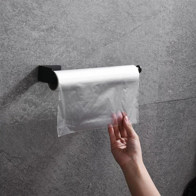 Punch-Free Adhesive Stainless Steel Paper Towel & Toilet Holder