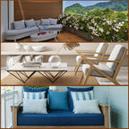 Custom Size Bench Cushion – Removable, Washable Seat Pad for Home Furniture