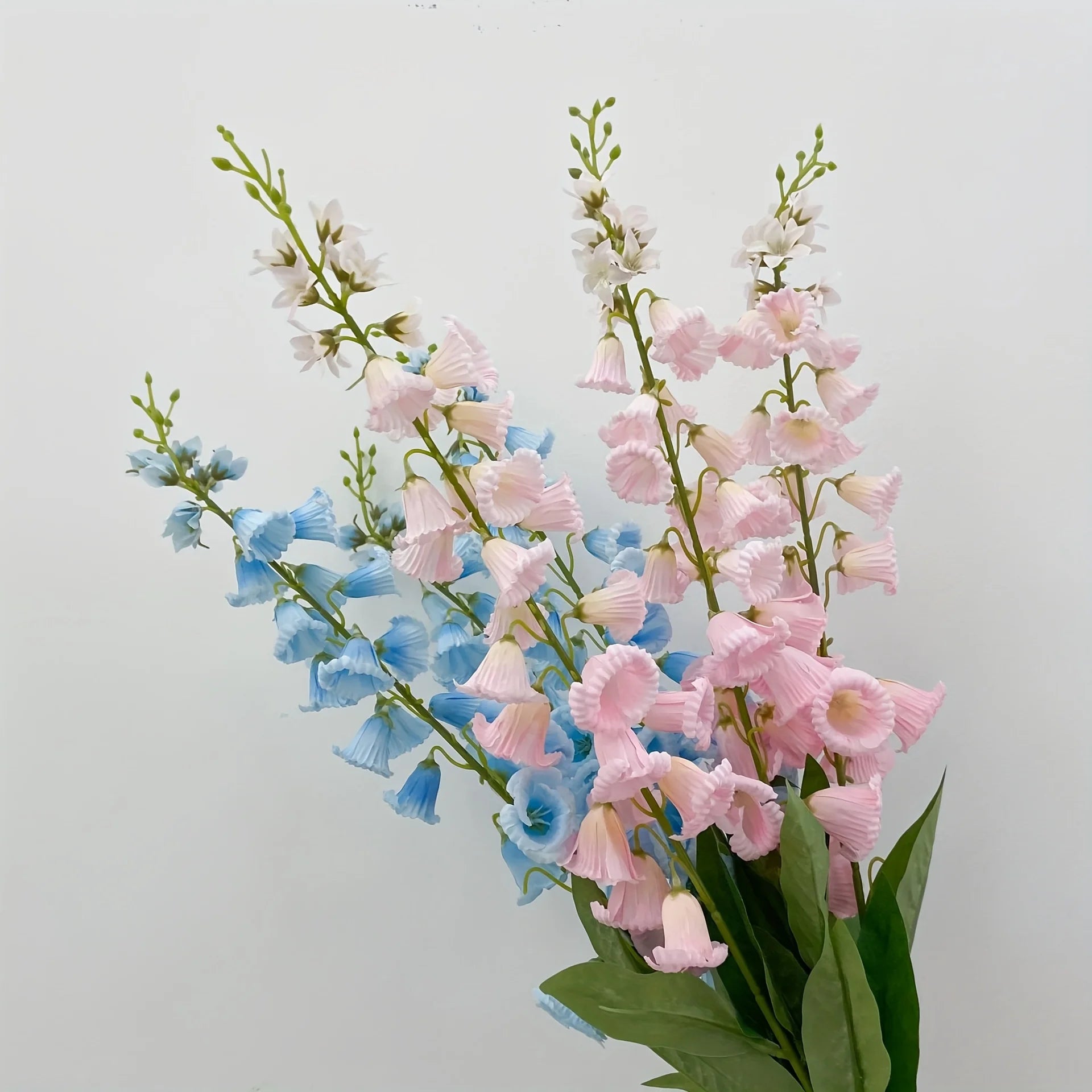 Silk White Lily of the Valley Flower Branch