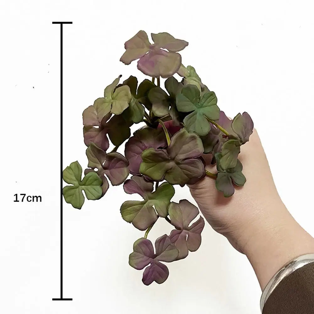Artificial Mini Copper Coin Grass Plant for Decor