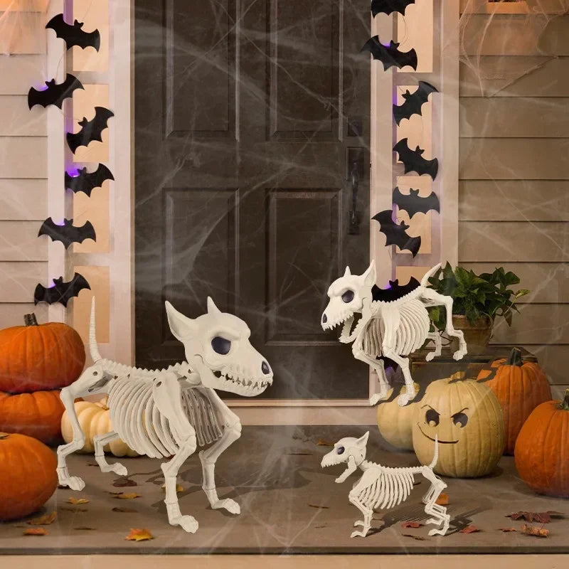 Little Wolf Skeleton Halloween Ornament Indoor & Outdoor Home Decoration