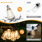 ST38 Water Drop String Lights 220V IP44 Waterproof Decorative