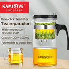 1.0L Transparent Heat-Resistant Glass Pot – Manual Blow Molded