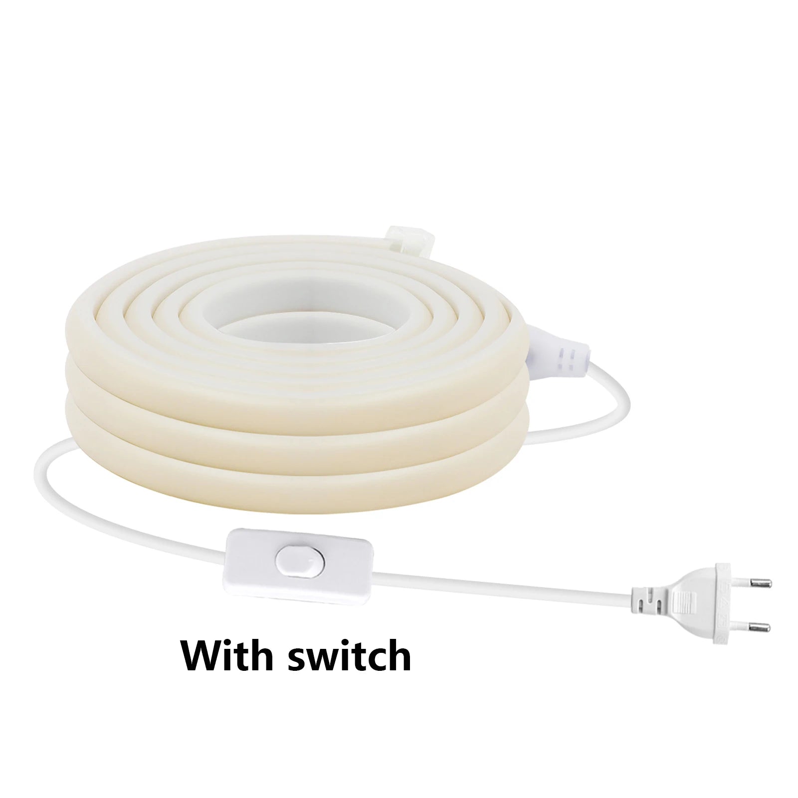 COB LED Strip Light 288 LEDs/M 220V AC IP67 Waterproof Warm/Natural/White