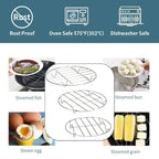 Eco-Friendly Stainless Steel Round Cooling & Steaming Rack – 6/7/8 Inch