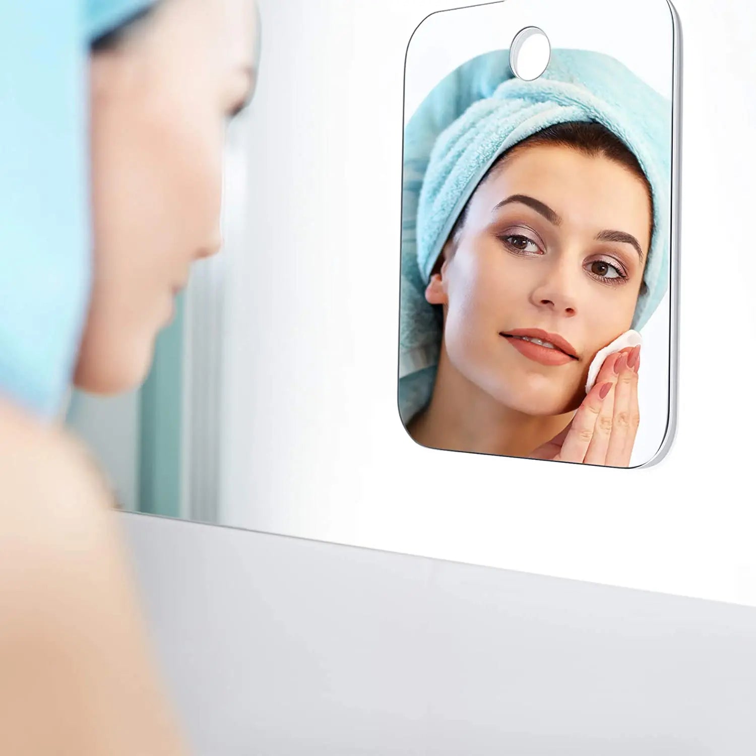 Fogless Acrylic Mirror for Shower, Travel, and Bathroom Grooming Tools