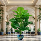 100cm Lifelike Artificial Palm Tree – 18 Leaves (1pc)