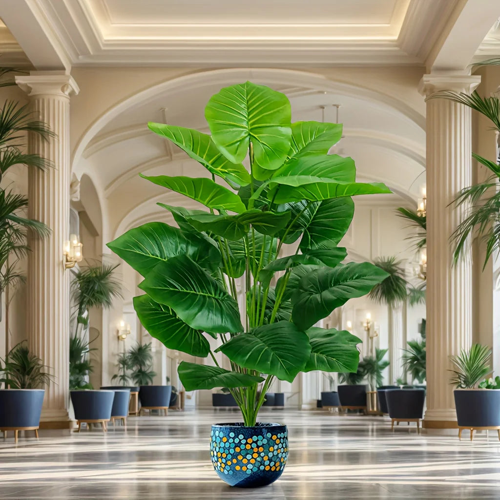 100cm Lifelike Artificial Palm Tree – 18 Leaves (1pc)