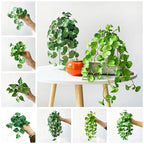 Artificial Mini Copper Coin Grass Plant for Decor