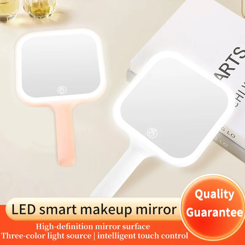 Niche Modern LED Makeup Mirror with Touch Control and Three Light Colors