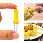 Durable and Convenient Corn Holders for BBQ and Picnics
