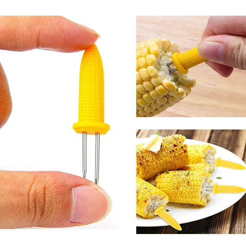 Durable and Convenient Corn Holders for BBQ and Picnics