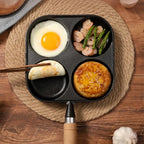 4-Hole Non-Stick Egg & Pancake Frying Pan