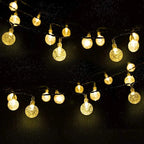 Solar LED Ball String Lights 5M IP65 Waterproof Holiday Decor
