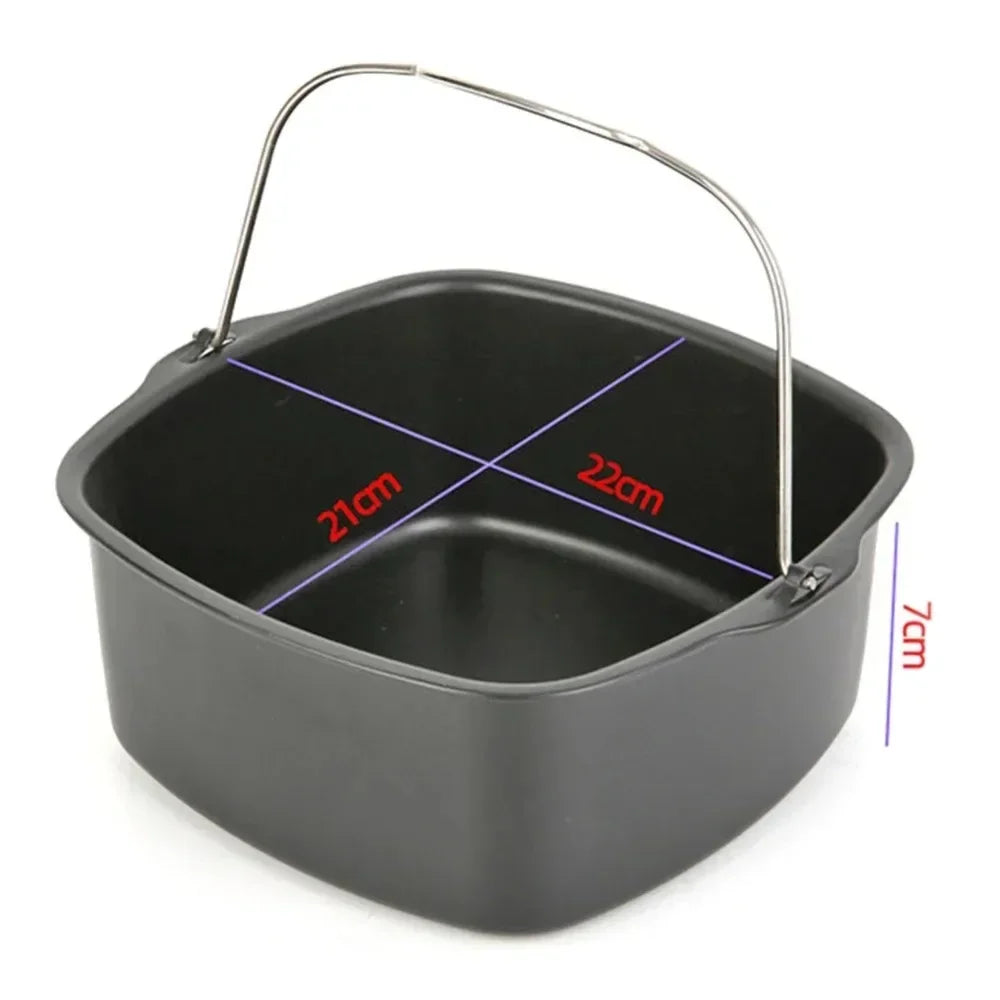 Galavilly Non-Stick Carbon Steel Cake Baking Tray – 7"/8"