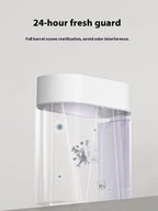7L Smart Touchless Sensor Trash Can – Compact Waterproof Auto Bin for Bathroom & Kitchen