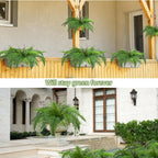 18 Leaves Artificial Boston Fern UV-Resistant Vine