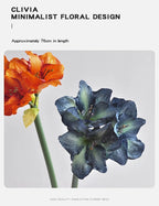 76CM Artificial Hippeastrum Silk Flower for Wedding & Home Decor
