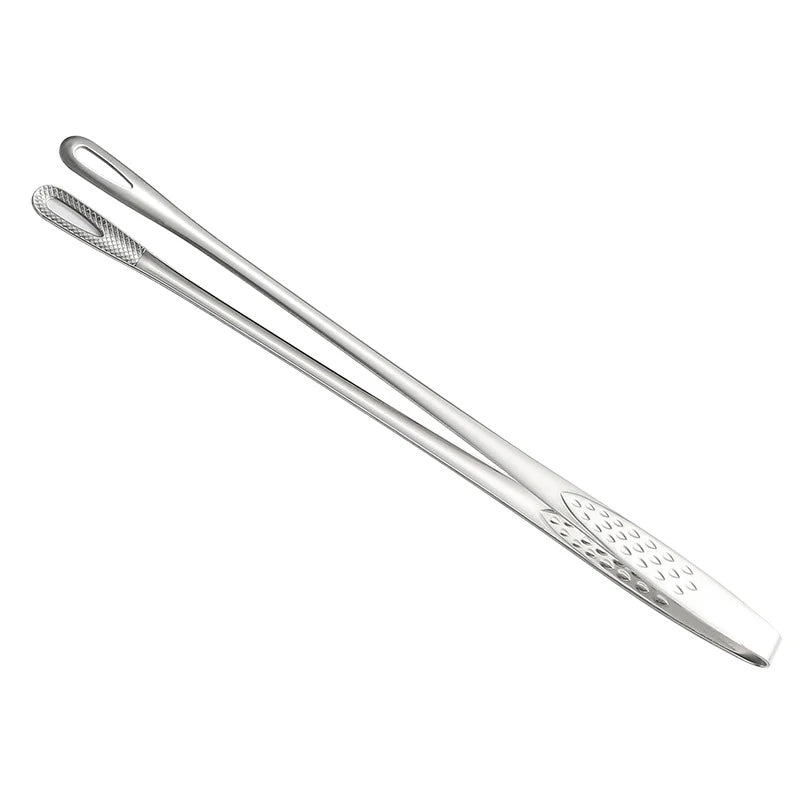 2-Piece 304 Stainless Steel Kitchen Tongs Set – 24cm & 28cm