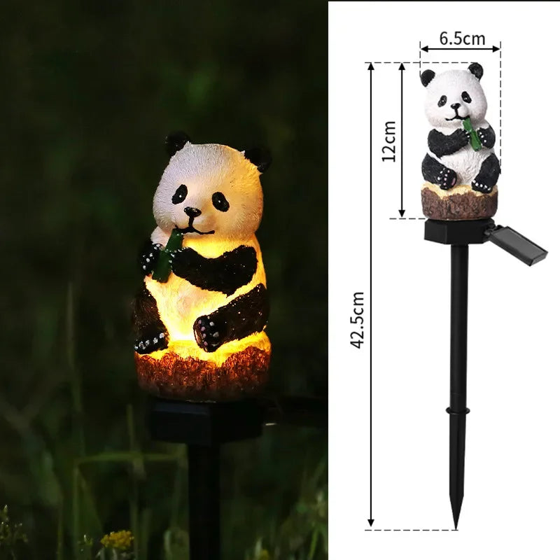 Solar LED Lawn Light 5m IP55 Waterproof Warm White Outdoor Decor