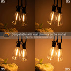 ST38 Water Drop String Lights 220V IP44 Waterproof Decorative