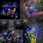 Solar LED Garden Lights Copper Wire DIY Holiday Waterproof Outdoor Decor