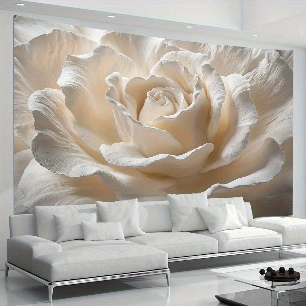 Modern 3D Portrait Rectangle Rug – Handmade Decorative Carpet