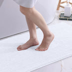 Homaxy Chenille Bathroom Mat – Non-Slip Dirt & Water Absorbent Microfiber Rug