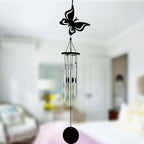 Personalized Metal Hollow Handicraft Pendant for Home Use Creative Multi Tube Music Wind Chime Decoration Holiday Surprise Gifts