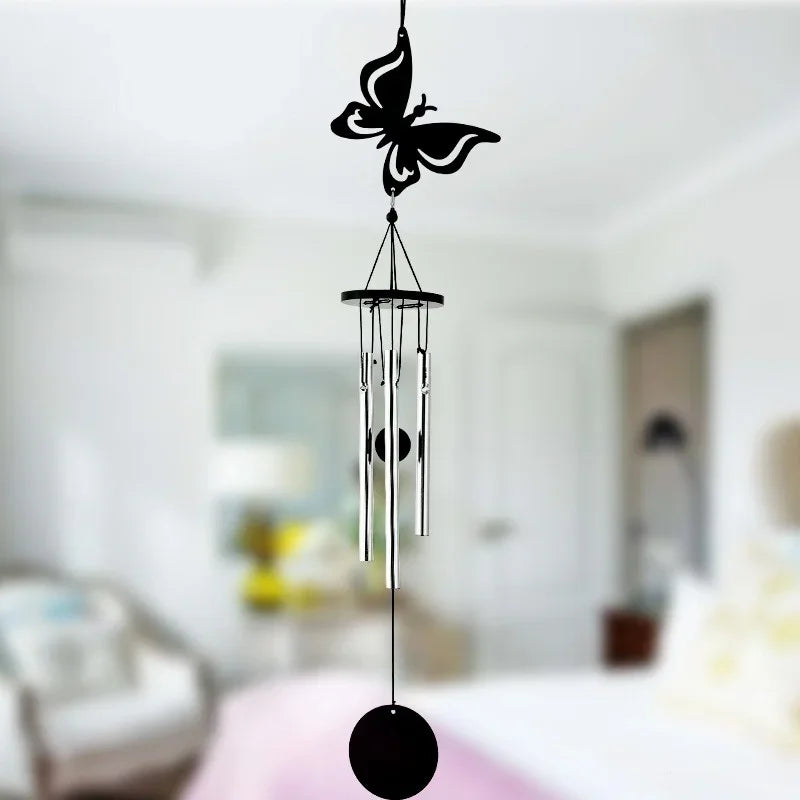 Personalized Metal Hollow Handicraft Pendant for Home Use Creative Multi Tube Music Wind Chime Decoration Holiday Surprise Gifts