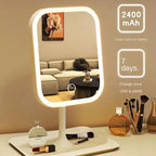 Niche Modern LED Makeup Mirror with Touch Control and Three Light Colors