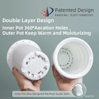 Double Layer Mesh Orchid Pot with Drainage Holes