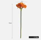76CM Artificial Hippeastrum Silk Flower for Wedding & Home Decor