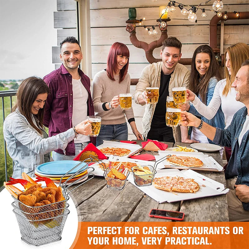 Eco-Friendly Stainless Steel French Fry Basket – Safe & Durable