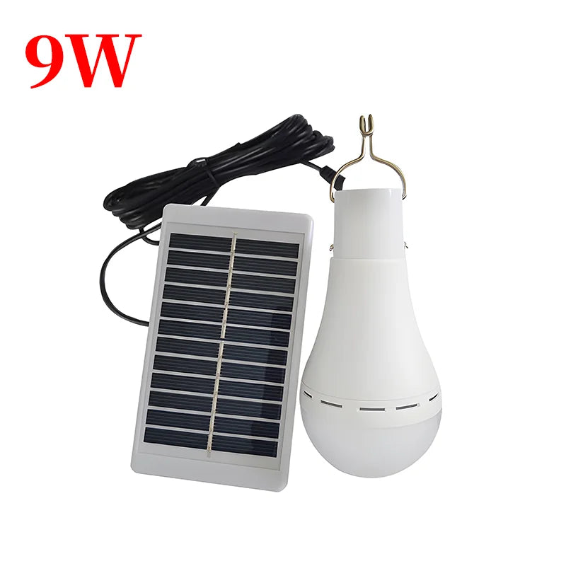 Solar USB Rechargeable LED Camping Light Dimmable Emergency