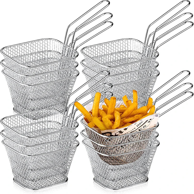 Eco-Friendly Stainless Steel French Fry Basket – Safe & Durable