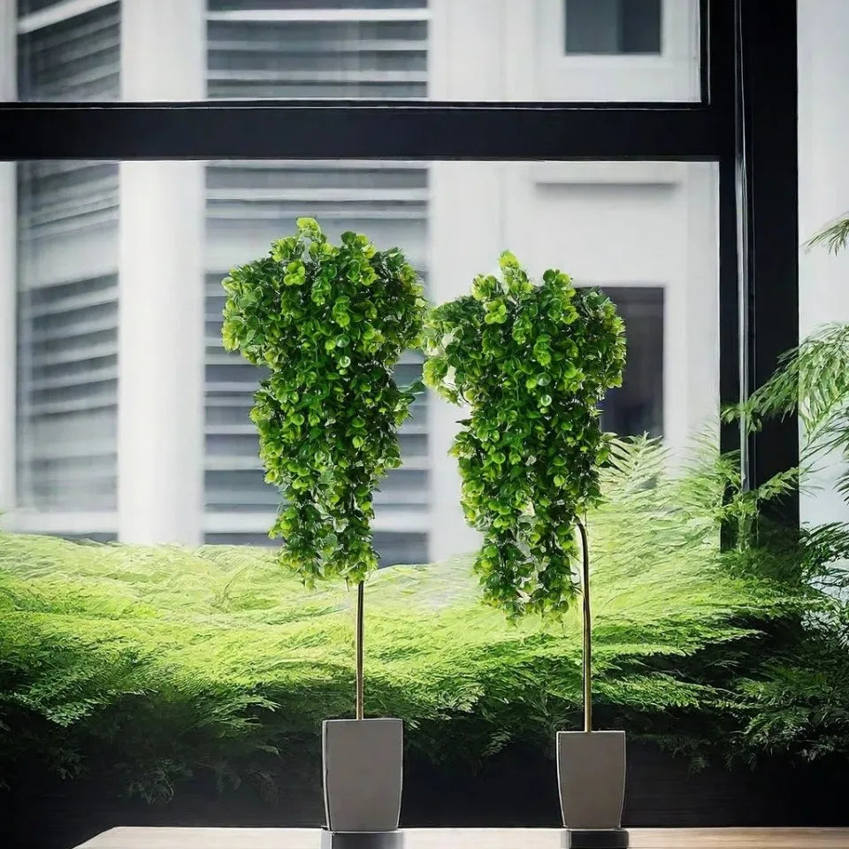 3pcs Artificial Hanging Eucalyptus Plants 80cm Indoor & Outdoor Decor