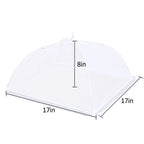 Eco-Friendly 17” Pop-Up Picnic Food Covers – Mesh Umbrella Tent