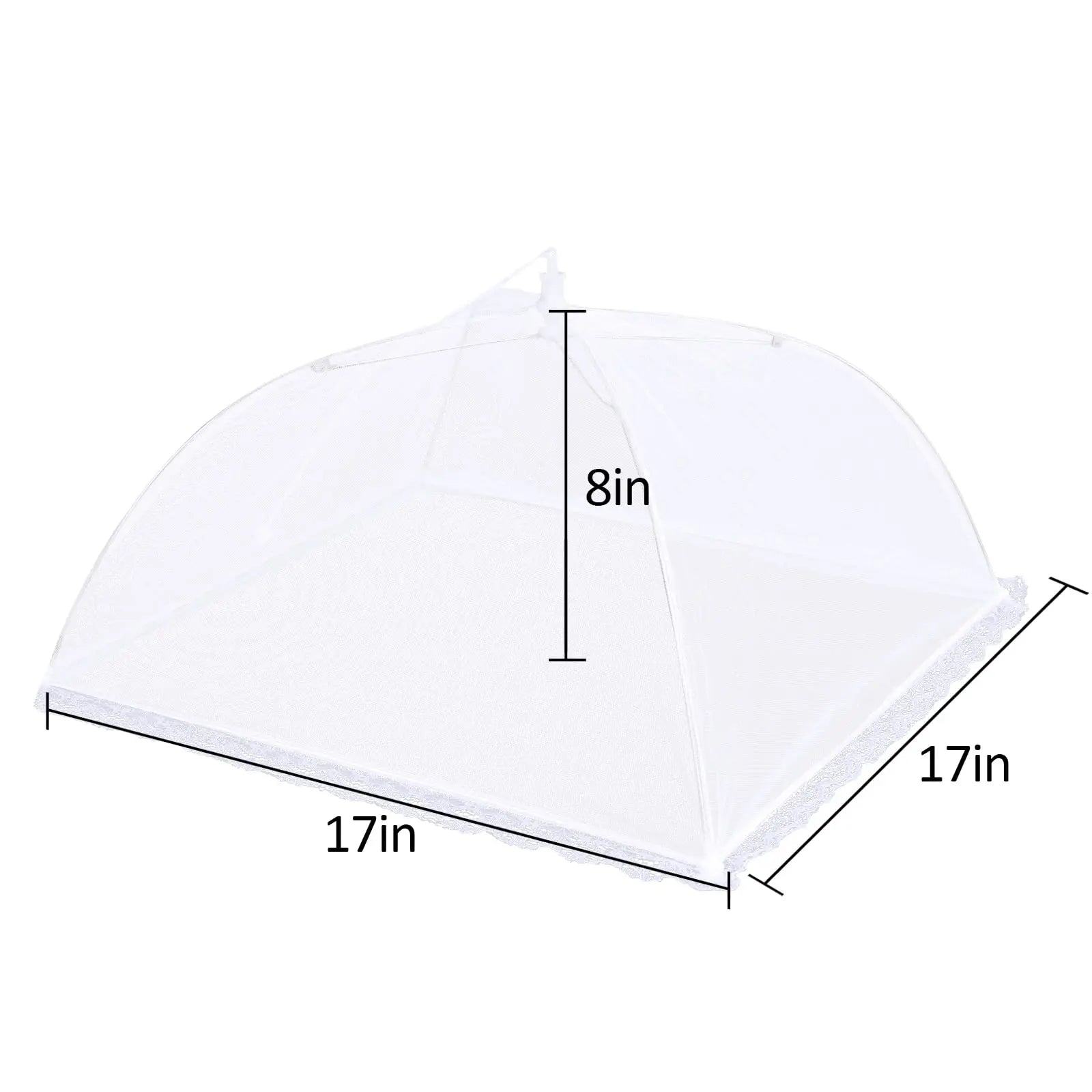 Eco-Friendly 17” Pop-Up Picnic Food Covers – Mesh Umbrella Tent